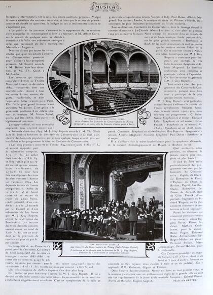 La musique à Nancy (1905)