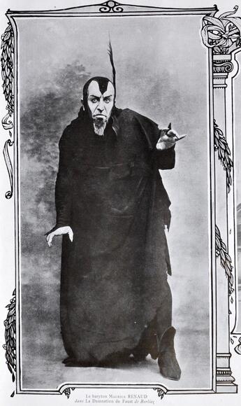 Maurice Renaud en Méphistophélès (La Damnation de Faust de Berlioz)