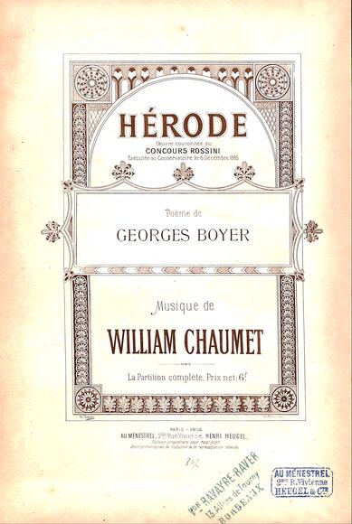 Hérode (Boyer / Chaumet)