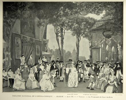 Scène de Manon (Massenet) : acte III, 1er tableau