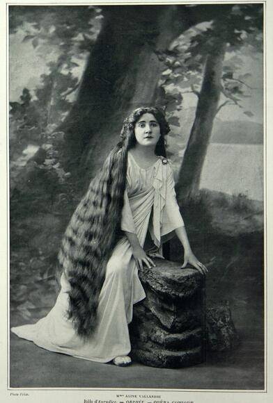 Aline Vallandri en Eurydice (Orphée de Gluck)
