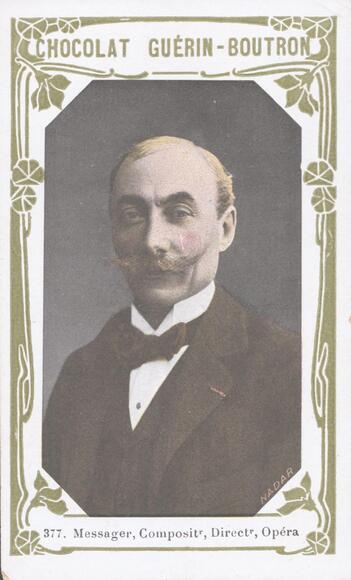 André Messager (carte Guérin-Boutron)