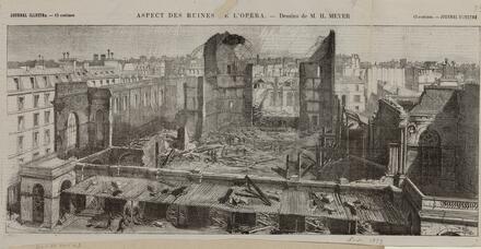 Aspect des ruines de l'Opéra (Meyer)