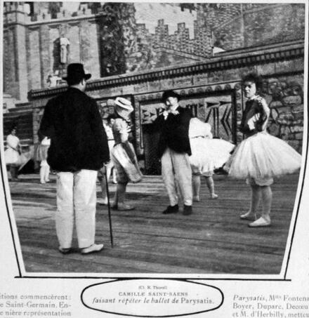 Camille Saint-Saëns faisant répéter le ballet de Parysatis
