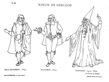 Costumes de Ninon de Lenclos (Maingueneau) : planche VII