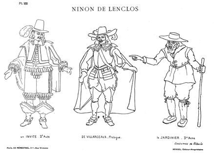 Costumes de Ninon de Lenclos (Maingueneau) : planche VIII