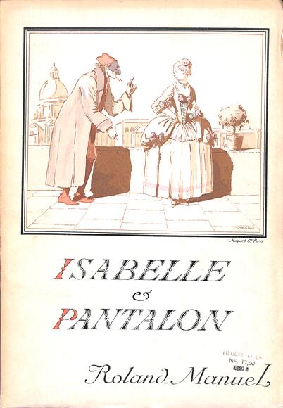 Isabelle & Pantalon (Jacob / Roland-Manuel)