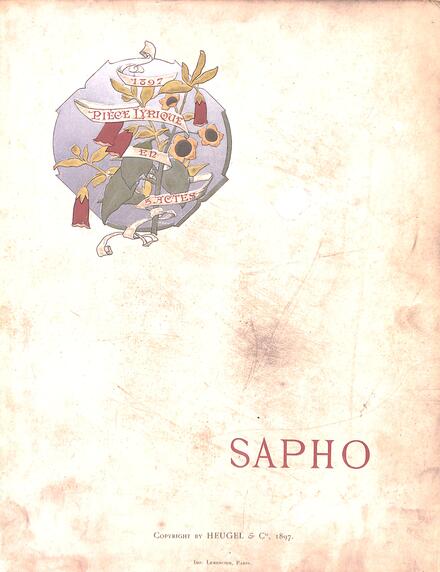 Sapho (Cain & Bernède / Massenet)