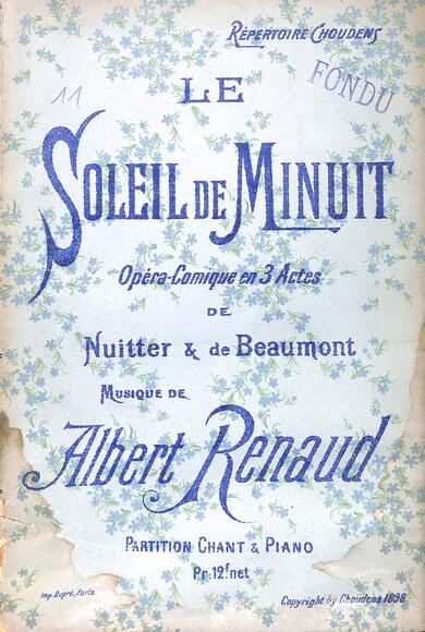 Le Soleil de minuit (Nuitter & Beaumont / Renaud)
