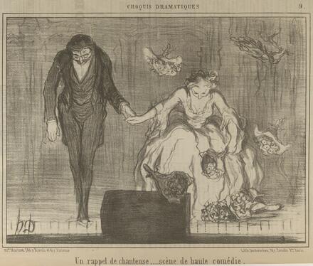 Croquis dramatiques : 09 (Daumier)