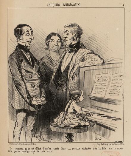 Croquis musicaux : 02 (Daumier)