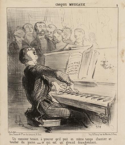 Croquis musicaux : 05 (Daumier)