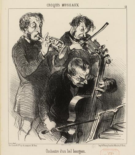 Croquis musicaux : 11 (Daumier)