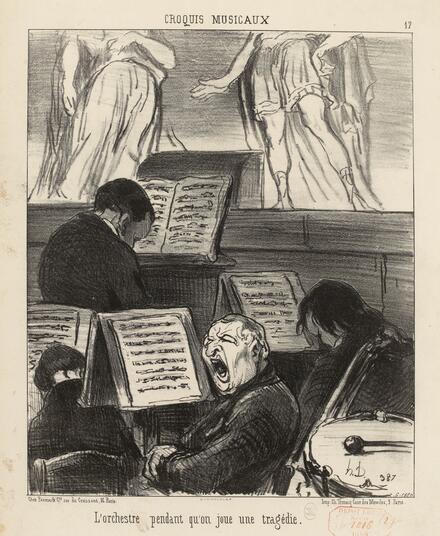 Croquis musicaux : 17 (Daumier)