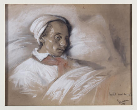 Ferdinand Hérold sur son lit de mort (Eugène Guiraud)