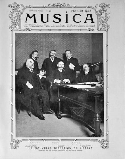 La nouvelle direction de l'Opéra (1908)