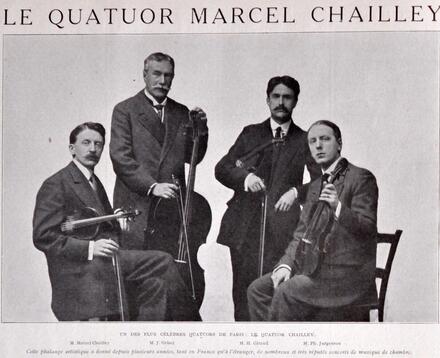 Le quatuor Chailley