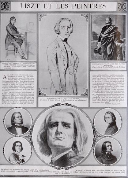Liszt et les peintres