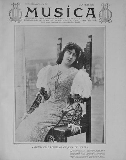 Louise Grandjean en Desdémone (Otello de Verdi)