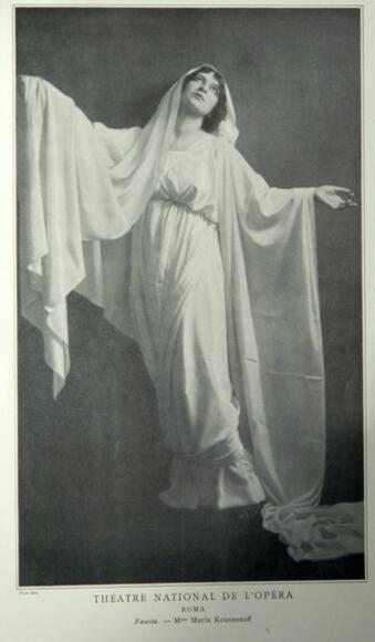 Maria Kousnezoff en Fausta (Roma de Massenet)