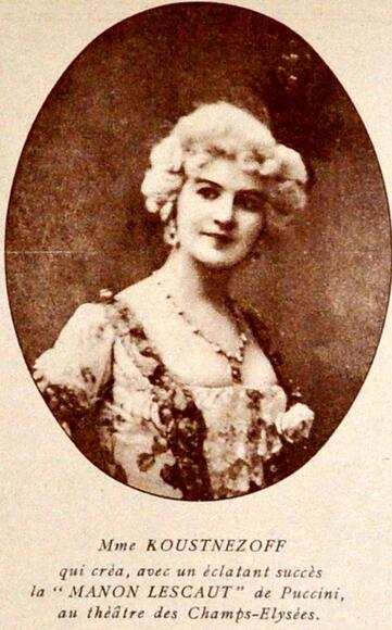 Mme Koustnezoff dans Manon Lescaut de Puccini