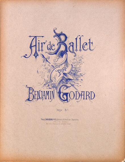 Air de ballet pour piano (Benjamin Godard)