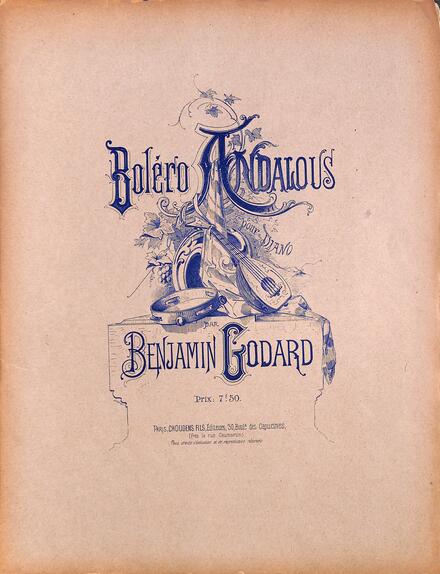 Boléro andalous pour piano (Benjamin Godard)