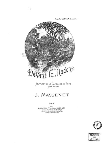 Devant la Madone (Jules Massenet)