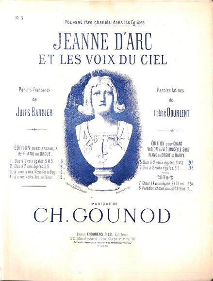 Jeanne d'Arc et les voix du ciel (Barbier / Gounod)