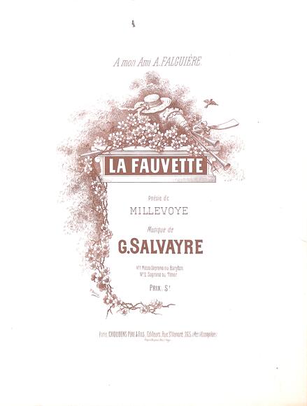 La Fauvette (Millevoye / Salvayre)