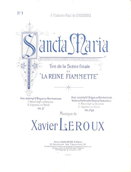 Sancta Maria (Leroux)