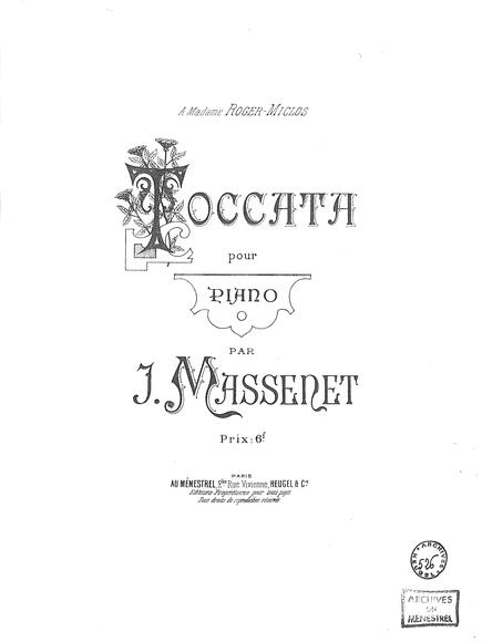 Toccata pour piano (Jules Massenet)