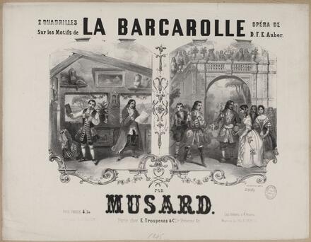 Deux Quadrilles sur les motifs de La Barcarolle d'Auber (Musard)