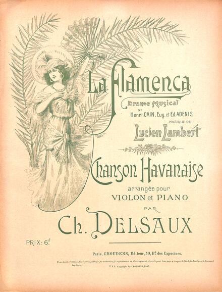 Chanson havanaise d'après La Flamenco de Lambert (Delsaux)