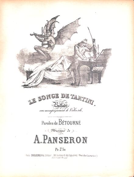 Le Songe de Tartini (Bétourné / Panseron)