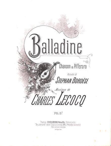 Balladine (Bordèse / Lecocq)