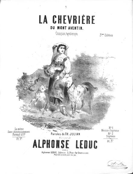 La Chèvrière du mont Aventin (Julian / Leduc)
