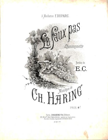 Le Faux Pas (E. C. / Haring)