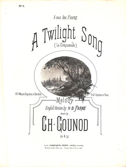 A twilight Song (Farnie / Gounod)