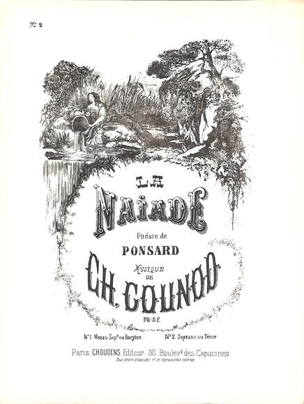 La Naïade (Ponsard / Gounod)