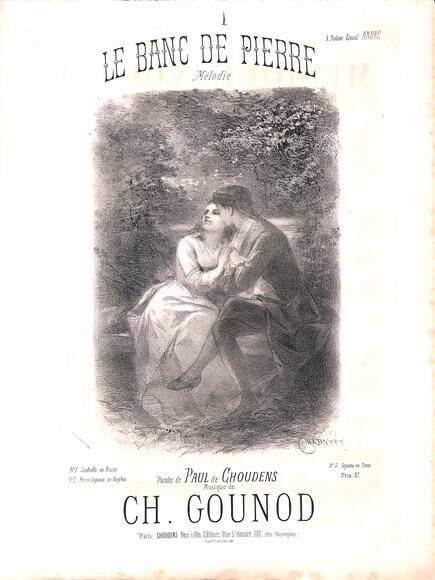 Le Banc de pierre (Choudens / Gounod)