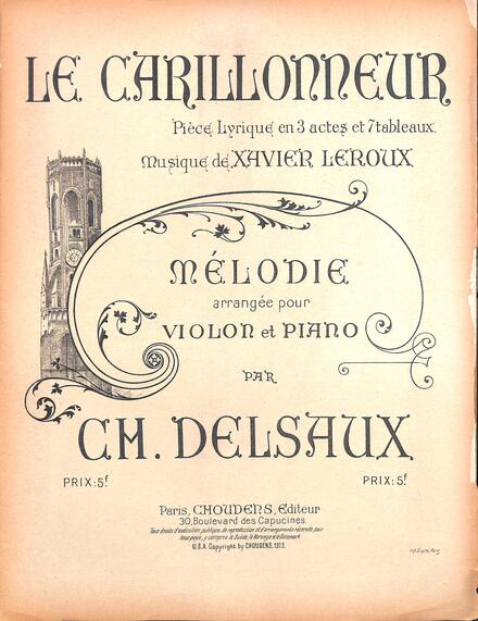 Le Carillonneur d'après Leroux (Delsaux))