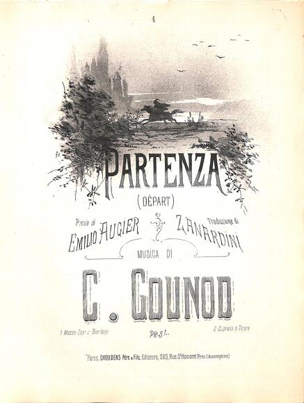 Partenza (Augier & Zanardini / Gounod)