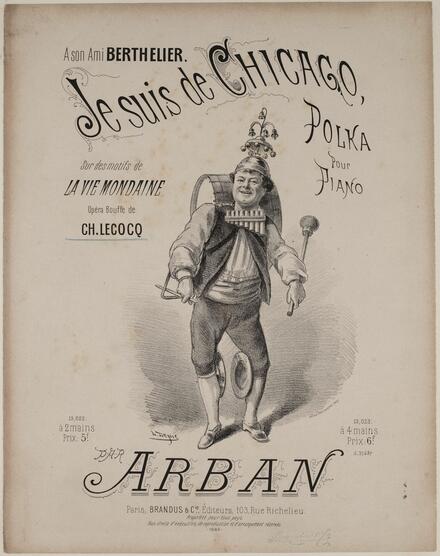 Je suis de Chicago, polka d'après La Vie mondaine de Lecocq (Arban)