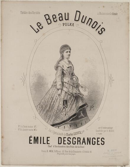 Le Beau Dunois, polka d'après Lecocq (Desgranges)