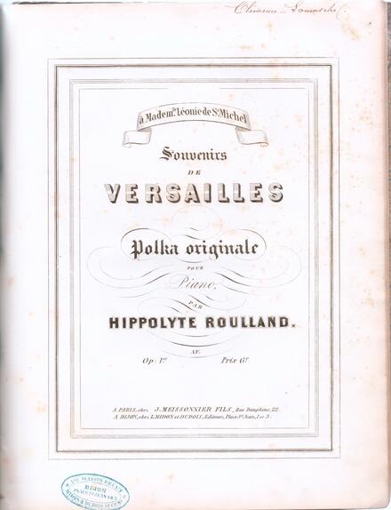 Souvenirs de Versailles (Roulland)