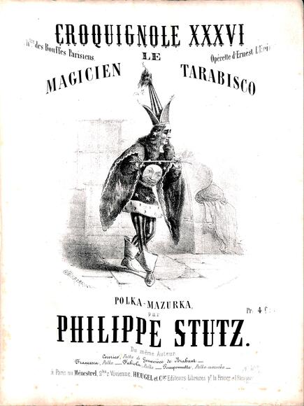 Le Magicien Tarabisco, polka mazurka d'après Croquignole XXXVI de l'Épine (Stutz)