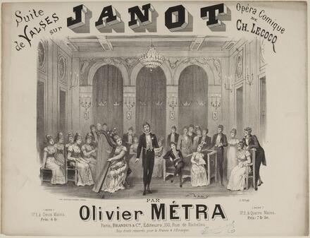 Janot, suite de valses d'après Lecocq (Métra)