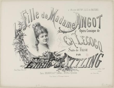 La Fille de Madame Angot, suite de valses d'après Lecocq (Ettling)