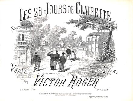 Les 28 Jours de Clairette : valse (Roger)